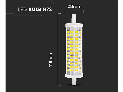 Lampada Led R7S 118mm 18W 2140lm 4000K Bianco Neutro Diametro 30mm 220V SKU-283