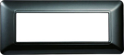 ETTROIT Placca Plastica Serie Solar 6P Colore Acciaio Scuro Compatibile Con