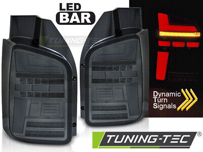 LED BAR TAIL LIGHTS SMOKE SEQ fits T5 10-15