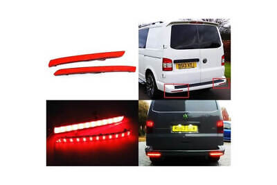 Kit 2 Fanali Posteriori A Led Rosso Per T5 Transporter Multivan 12-15