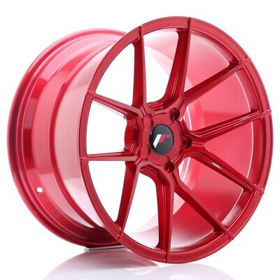 Cerchi JR JR30 19x11 ET15-40 5H BLANK Platino Rosso