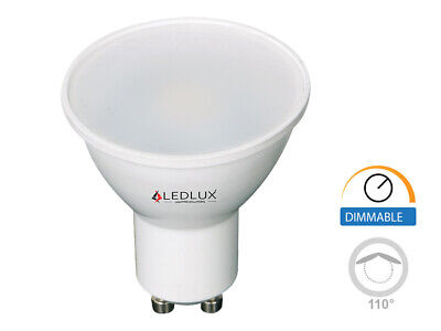 Lampadina Led GU10 Dimmerabile Triac Dimmer 7W 220V Bianco Neutro 4000K 480