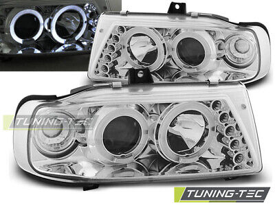 HEADLIGHTS ANGEL EYES CHROME fits IBIZA / CORDOBA/ POLO VARIANT, SEDAN