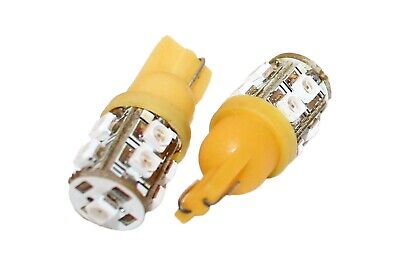 Coppia 2 Lampade Led T10 Con 9 Smd 3528 Colore Giallo Yellow 12V 1W <p>