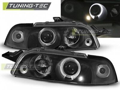 Coppia set Fari Fanali anteriori Tuning PUNTO 1 11.93-09.99 ANGEL EYES Nero