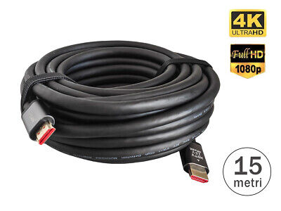 Cavo HDMI 4K Professionale 15 Metri HDTV Alta Velocita Per Videocamera Monitor