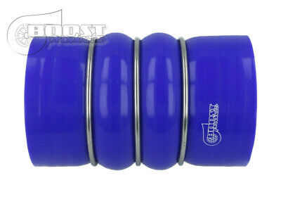 Connettore in silicone con doppia gobba. 54mm. blu