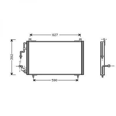 Condensatore clima 406 95- tutti i modelli