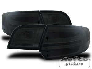 Coppia fari fanali posteriori LED TUNING A3 S3 Sportback 8P 8PA 04-08 neri