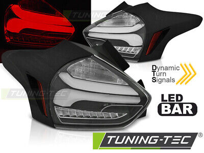 FOCUS 3 15-18 HATCHBACK BLACK SEQ LED