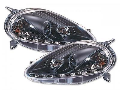 Dayline headlight fit for Grande Punto (Typ 199) Yr. 08- black