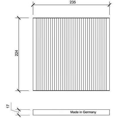 Filtro abitacolo antipolline MEGANE oem 7700428820