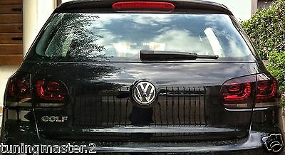 Coppia Fari Fanali Posteriori Tuning LED Golf VI 6 GTI GTD Look 08-12 FUME