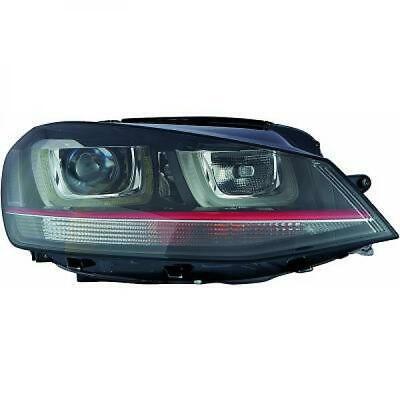Faro anteriore XENON dx GOLF VII GTI 12-17 DEPO D3S/H7 diurna LED motor 5G194175