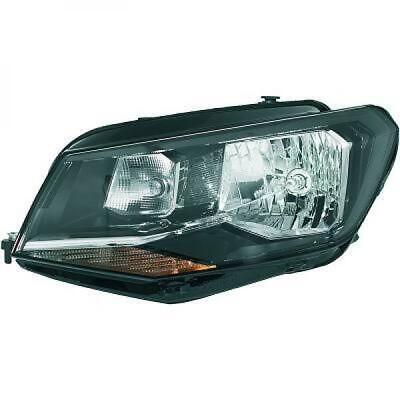 Faro fanale anteriore sinistro CADDY 15- HELLA H4 con motorino per reg. elet