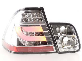 Coppia Fari Fanali Posteriori Tuning LED serie 3 E46 Limo 02-05 cromati