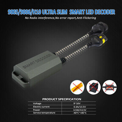 Led Warning Canceller HB3 9005 HB4 9006 H10 12V Filtro Resistenza Cancella