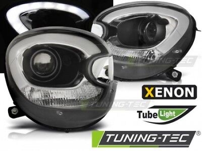 Coppia Fari Fanali Tuning (COOPER) R60 COUNTRYMAN 10-14 TUBE LIGHT Nero XENON
