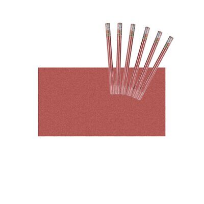 6 Rotoli Carta Adesive Per Mobili 45X200cm Colore Rosso Satinato da Parati