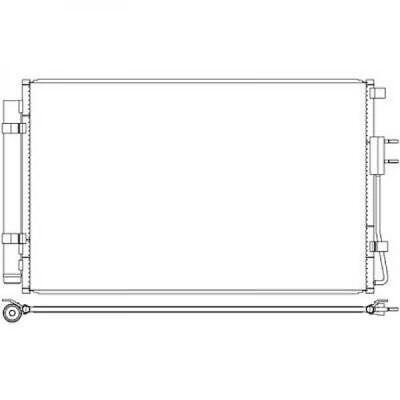 Condensatore clima SANTA FE 08/2012 24i 976062W500 715x425