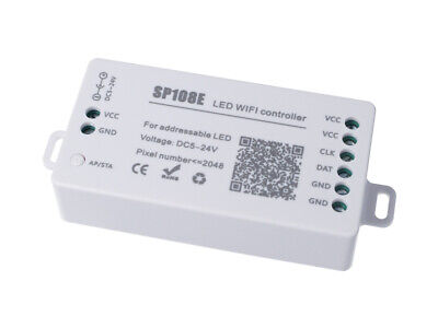 Kit Controller Centrlina WIFI Per Striscia Led Dinamica SPI Magic Color RGB IC
