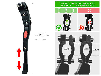 Cavalletto Bici Regolabile Colore Nero Supporto Bicicletta Universale Da 22 a