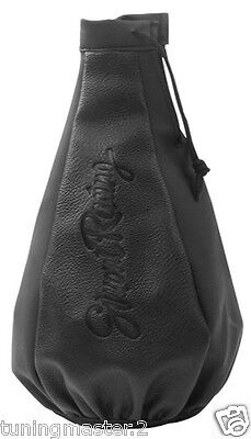 Cuffia Leva Cambio Universale in Pelle Nera Morbida Simoni Racing 5111