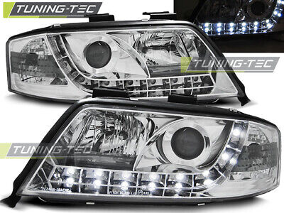 HEADLIGHTS DAYLIGHT CHROME fits A6 05.97-05.01