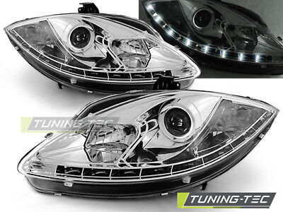 HEADLIGHTS DAYLIGHT CHROME fits LEON ALTEA TOLEDO 06.05-09