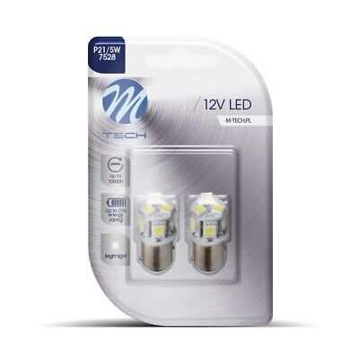 Blister 2x LED L089 BAY15d 8xSMD5050 bianco