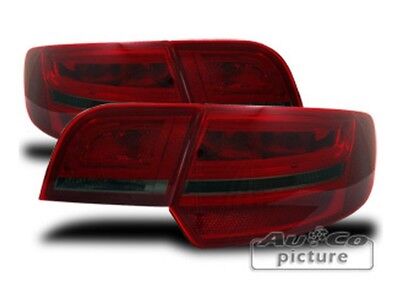 Coppia Fari Fanali Posteriori LTI LED TUNING A3 8PA Sportback 04-08 FUME'