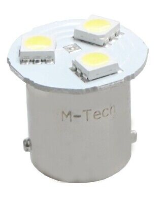 LOTTO DI 10 PEZZI Diodo LED L087 BA15s G18 3xSMD5050 bianco