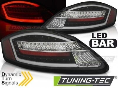 Coppia Set Fari Fanali Posteriori Tuning BOXSTER / CAYMAN 987 05-08 Nero LED