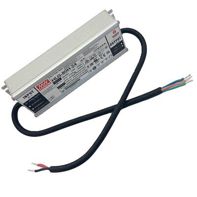 MeanWell HLG-80H-24 Alimentatore Led Driver CV CC IP67 80W 24V 3,4A Input 220V