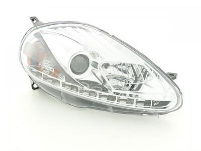 Dayline headlight fit for Grande Punto (Typ 199) Yr. 08- chrome