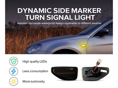 Kit Freccia Laterale a Led Side Marker Dinamica Lente Fume  Logan II Sandero II