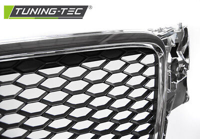 Griglia Sportiva Anteriore Centrale Tuning A4 B8 (08-11) Cromato RS-STYLE