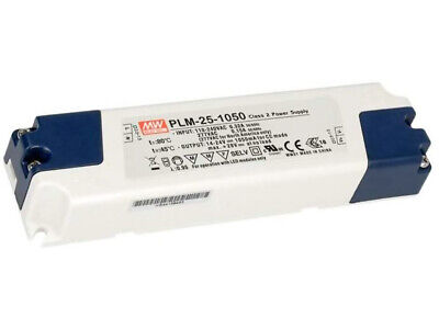 MeanWell PLM-25-1050 Led Driver Corrente Costante 1050mA DC14V-24V Max 25W