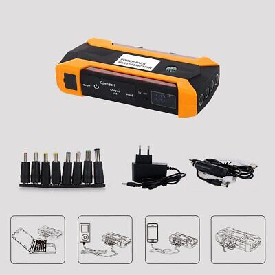 Aviatore di Emergenza Portatile con Batteria 9800mAh per Avviamento Auto