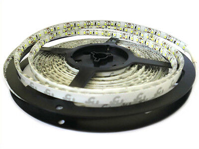 Bobina Led Sfondo Bianco Biadesivo Siliconato 12V 40W 600 SMD Bianco Caldo 5 Met