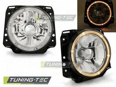 Faro Fanale Tuning GOLF II 2 08.83-08.91 ANGEL EYE CROMATO
