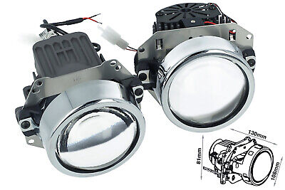 Kit Lenticolare Full Led Proiettore Bi-Led 3 Pollici 35W Universale Retrofit