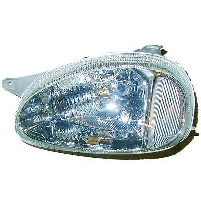 Faro fanale anteriore Sinistro CORSA B 93-00 ARTEB H4 per reg elettrica chr