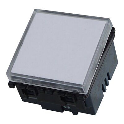 ETTROIT Pulsante Targa Portanome 2P 2M Campanello Colore Nero Compatibile Con