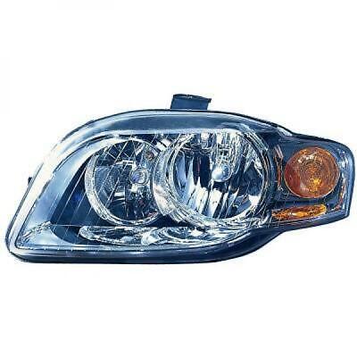 Faro anteriore sx A4 04-06 TYC arancio H7+H7 con motor reg el