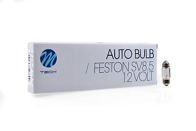 LOTTO DI 10 PEZZI Lampada M-TECH C10W 12V/10W T11x31 SV8.5