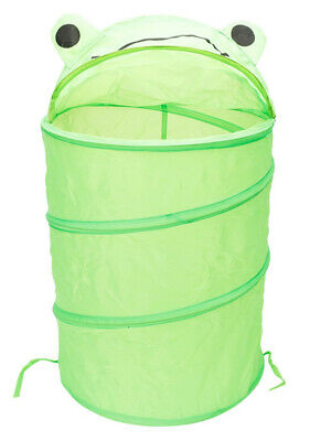 Cesto Portabiancheria Pieghevole Con Coperchio Colore Verde 35X42mm <ul><li>Il