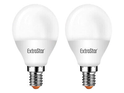 2 PZ Lampada A Led E14 P45 6W Bianco Freddo 6500K 480 Lumen <ul><li>Lampada