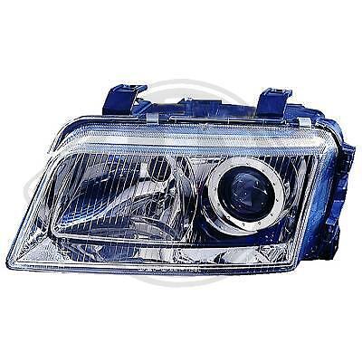 Coppia Fari Fanali Anteriori Tuning A4 94-99 senza freccia DEPO H7+H7 chrom