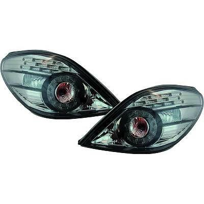 Coppia Fari Fanali Posteriori TUNING 207 06-12 solo CC LED neri cromati